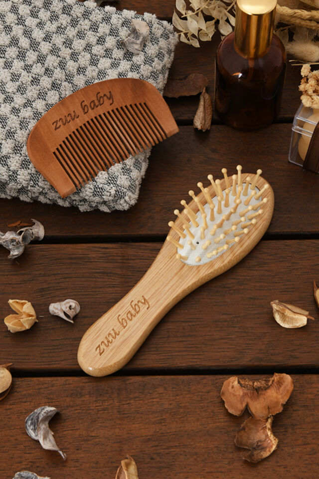 Bebek Tarak Seti 2li - Bambu Tarak-Ahşap Tarak T2