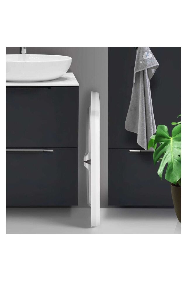 Katlanabilen Bebek Banyo Küveti Gri