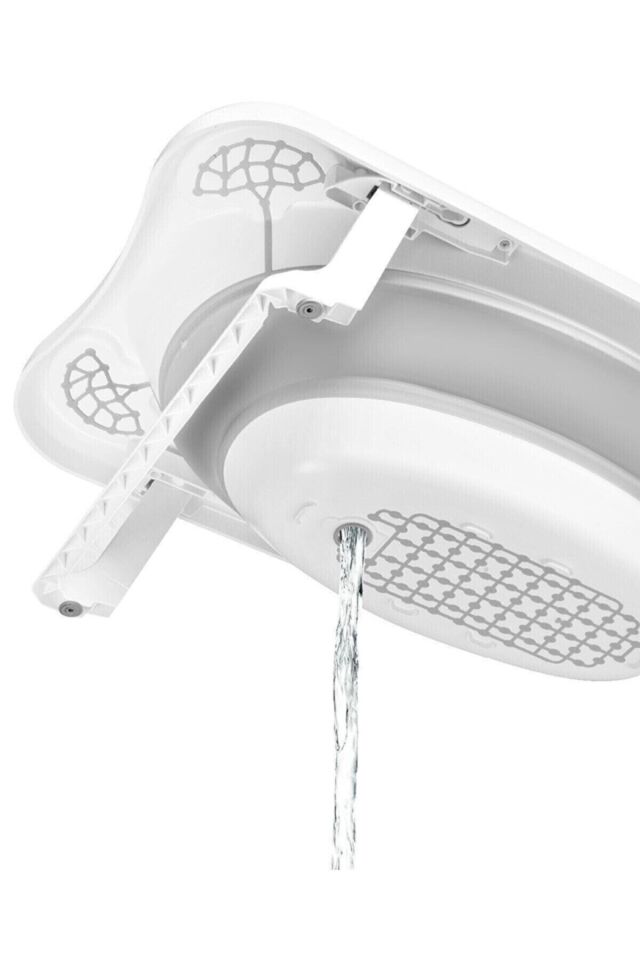 Katlanabılır Banyo Seti Gri 4 Lü Set